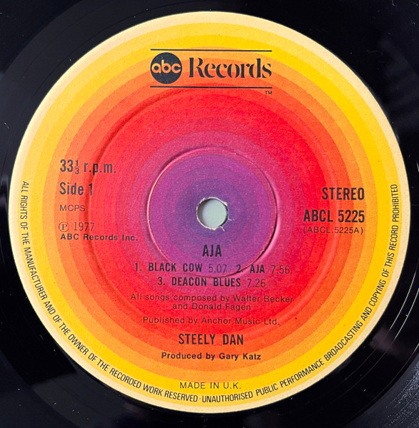 Steely Dan - Aja | ABC Records (ABCL 5225) - 4