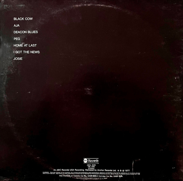 Steely Dan - Aja | ABC Records (ABCL 5225) - 2