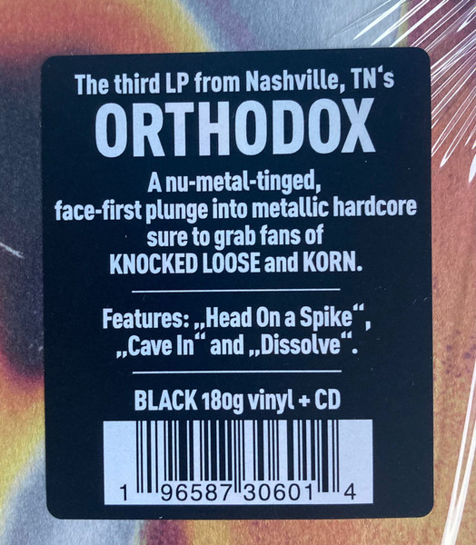 Orthodox - Learning To Dissolve | Century Media (19658730601) - 2
