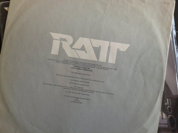 Ratt - Invasion Of Your Privacy | Atlantic (78 1257-1) - 3