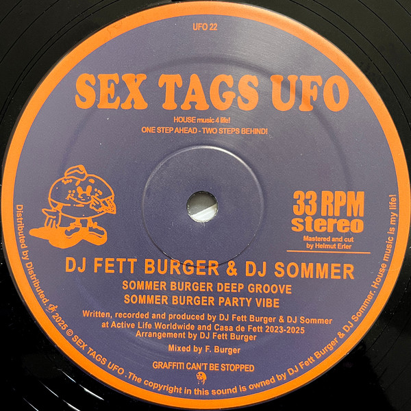 DJ Fett Burger & Dj Sommer - Sommer Burger House Life Vol. 2 | Sex Tags UFO (UFO22) - 3 DJ Fett Burger & Dj Sommer - Sommer Burger House Life Vol. 2 | Sex Tags UFO (UFO22) - 3
