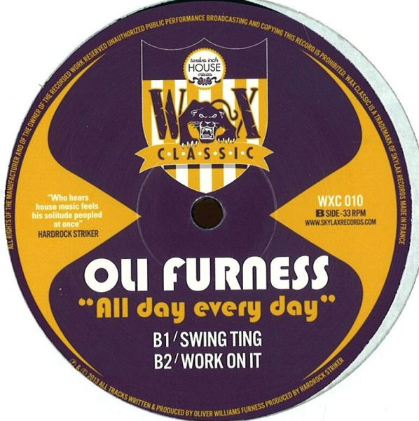 Oli Furness - All Day Every Day | Wax Classic (WXC 010) - 2