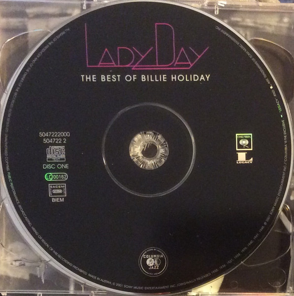 Billie Holiday - Lady Day: The Best Of Billie Holiday | Columbia (COL 504722 2) - 3 Billie Holiday - Lady Day: The Best Of Billie Holiday | Columbia (COL 504722 2) - 3