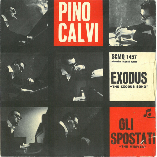 Pino Calvi - The Exodus Song / The Misfits | Columbia (SCMQ 1457) - main