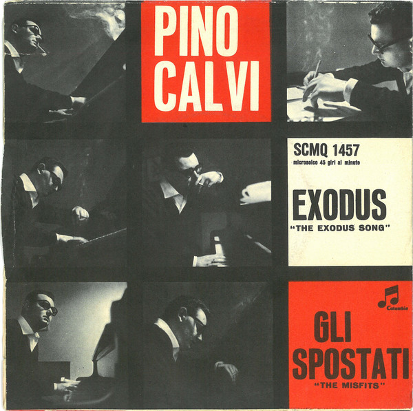 Pino Calvi - The Exodus Song / The Misfits | Columbia (SCMQ 1457) - 2