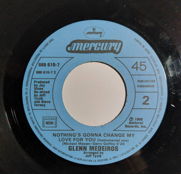 Glenn Medeiros - Nothing's Gonna Change My Love For You | Mercury (888 610-7) - 4