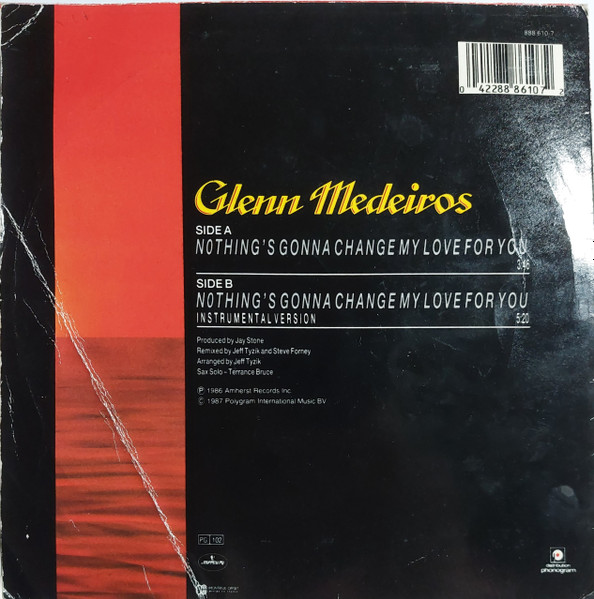 Glenn Medeiros - Nothing's Gonna Change My Love For You | Mercury (888 610-7) - 2