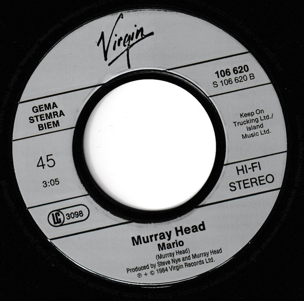 Murray Head - When You're In Love / Mario | Virgin (106 620) - 4