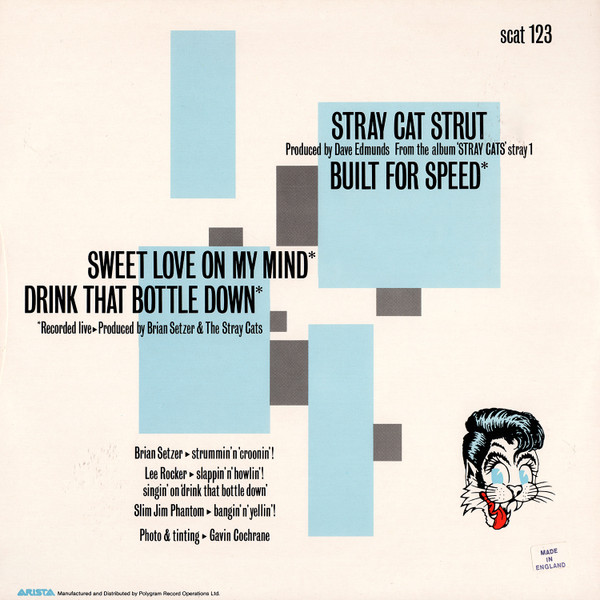 Stray Cats - Stray Cat Strut | Arista (SCAT 123)