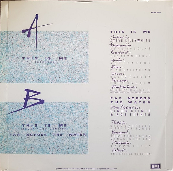Climie Fisher - This Is Me | EMI (12EMI 5578) - 2 Climie Fisher - This Is Me | EMI (12EMI 5578) - 2