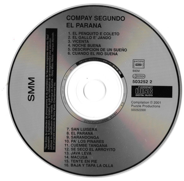 Compay Segundo - El Parana | Sony Music Media (SMM 503252 2) - main