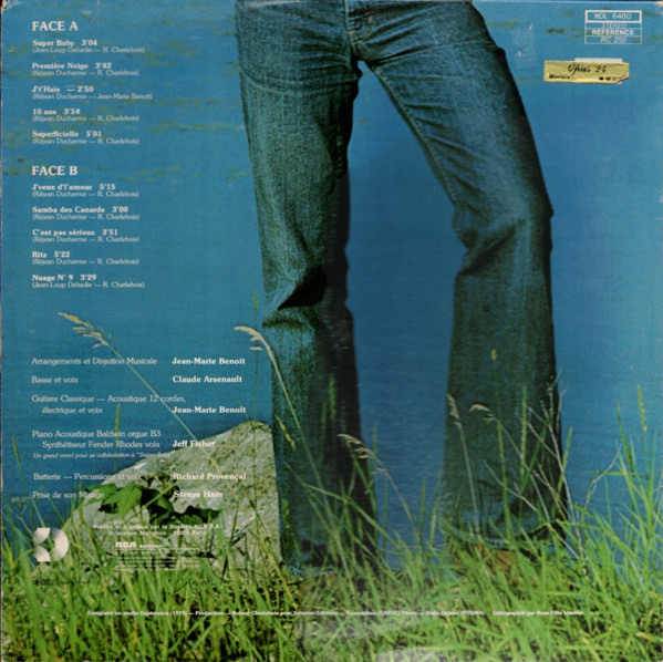 Robert Charlebois - Solide | RCA (KDL 6480) - 4 Robert Charlebois - Solide | RCA (KDL 6480) - 4