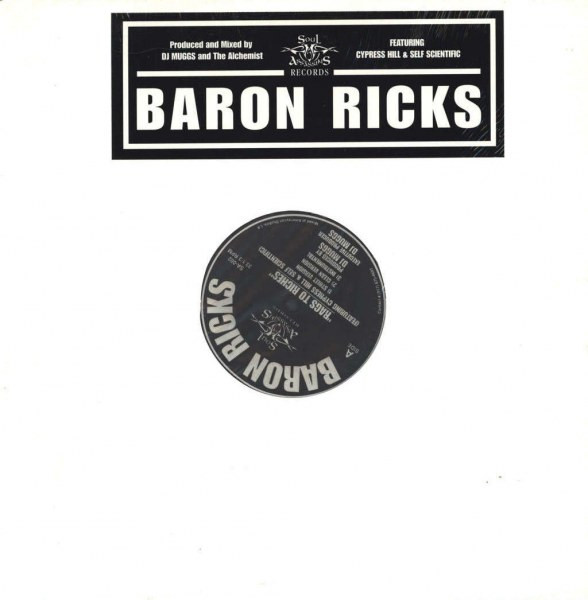 Barron Ricks Featuring Cypress Hill & Self Scientific - Rags To Riches / Harlem River Drive | Soul Assassins Records (SA-002) - 3