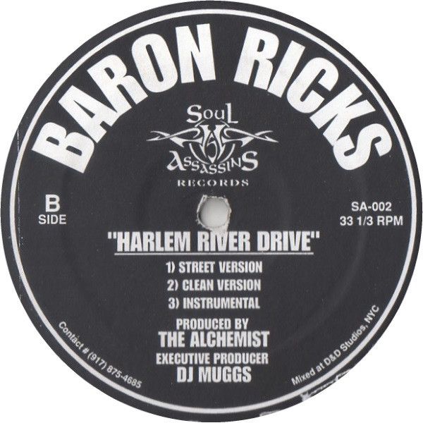 Barron Ricks Featuring Cypress Hill & Self Scientific - Rags To Riches / Harlem River Drive | Soul Assassins Records (SA-002) - 2