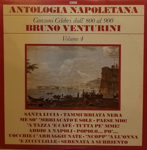 Bruno Venturini - Antologia Napoletana Canzoni Celebri dall'800 al 900 Volume 4 | Joker (SM 4223)