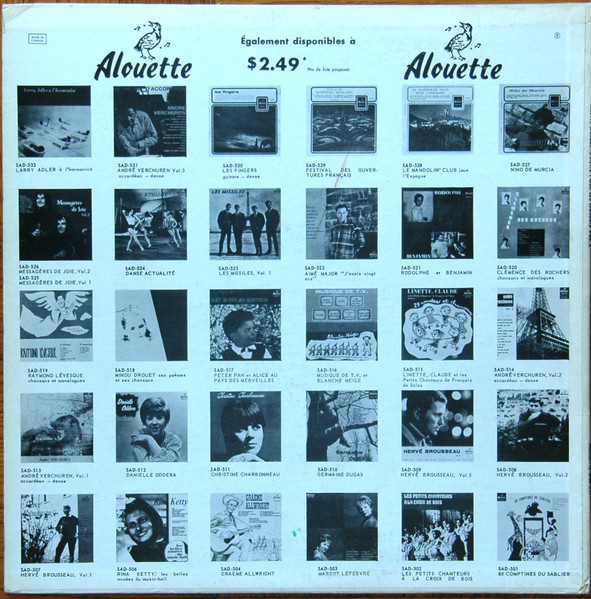 Lisette Jambel - Lisette Jambel Chante Pour Les Enfants Vol. 2 | Alouette (SAD-541) - main Lisette Jambel - Lisette Jambel Chante Pour Les Enfants Vol. 2 | Alouette (SAD-541) - main