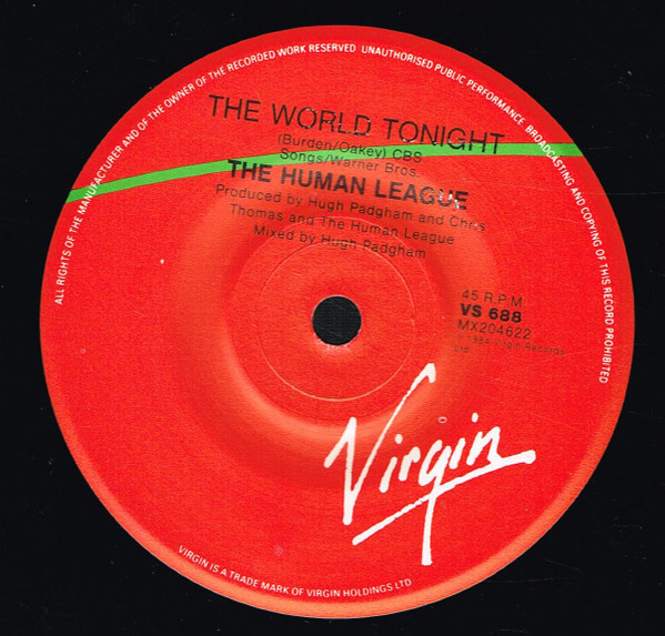 The Human League - Life On Your Own | Virgin (VS 688) - 4