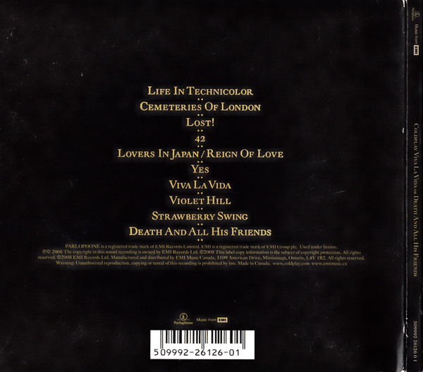 Coldplay - Viva La Vida Or Death And All His Friends | Parlophone (509992 26126 0 1) - 3 Coldplay - Viva La Vida Or Death And All His Friends | Parlophone (509992 26126 0 1) - 3