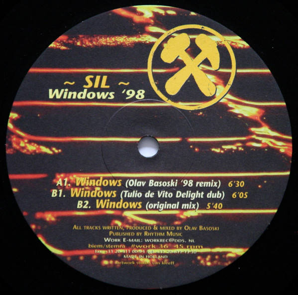 Sil - Windows '98 | Work Records (WORK 36) - main Sil - Windows '98 | Work Records (WORK 36) - main