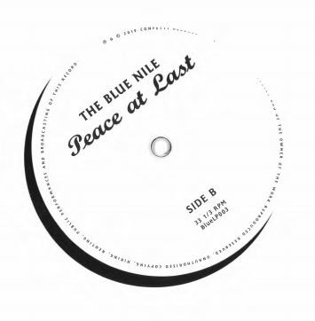 The Blue Nile - Peace At Last | Confetti Records (BlueLP003) - 4