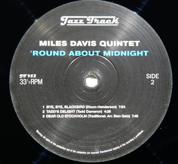 Miles Davis - 'Round About Midnight | Jazz Track (JT 952) - 4