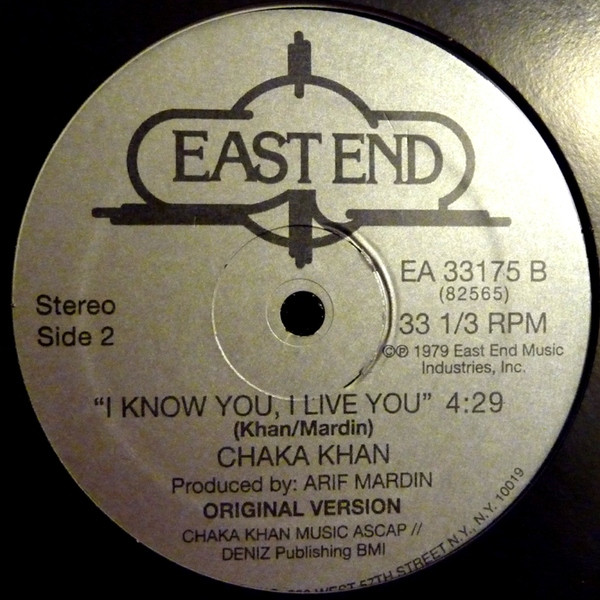 Chaka Khan - I Know You, I Live You | East End (EA 33175) - 2 Chaka Khan - I Know You, I Live You | East End (EA 33175) - 2