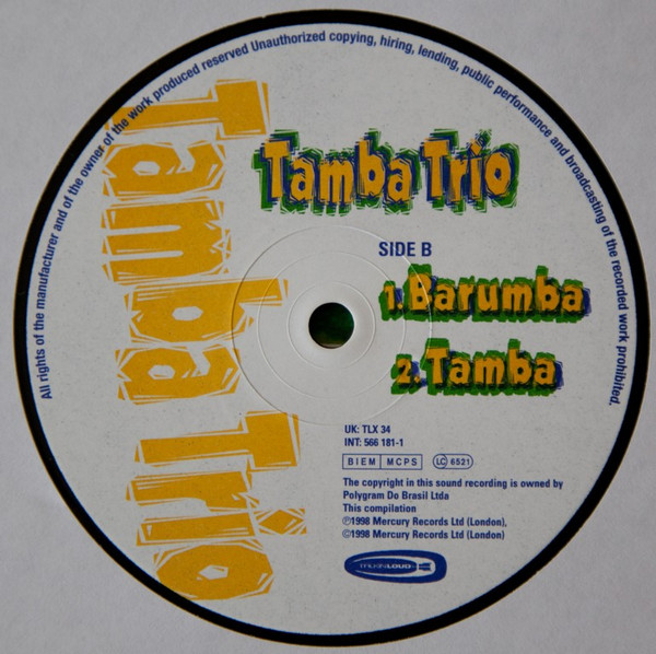 Tamba Trio - Mas Que Nada | Talkin' Loud (TLX 34) - 4