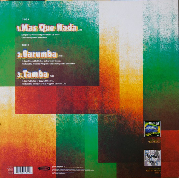 Tamba Trio - Mas Que Nada | Talkin' Loud (TLX 34) - 2