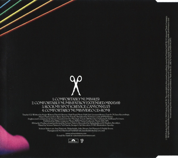 Scissor Sisters - Comfortably Numb | Polydor (981 588-3) - 2