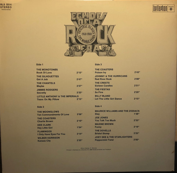 Various - Echoes of A Rock Era - The Middle Years | Roulette (BLS 5514) - 4 Various - Echoes of A Rock Era - The Middle Years | Roulette (BLS 5514) - 4