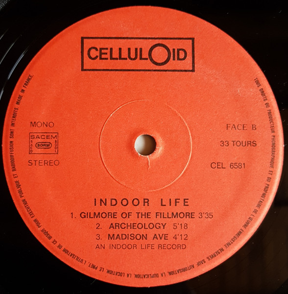 Indoor Life - Indoor Life | Celluloid (CEL 6581) - 4