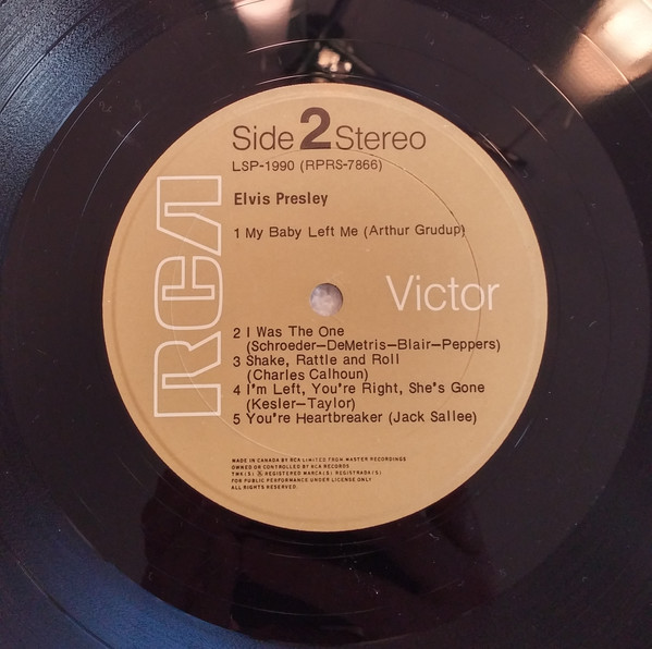 Elvis Presley - For LP Fans Only | RCA Victor (LSP-1990(e)) - 4 Elvis Presley - For LP Fans Only | RCA Victor (LSP-1990(e)) - 4