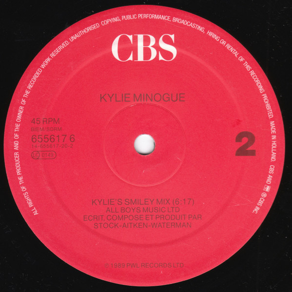 Kylie Minogue - Never Too Late | CBS (655617 6) - 4