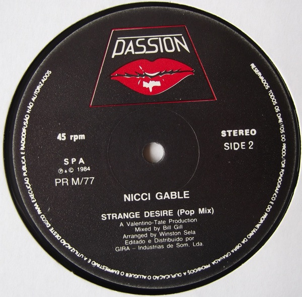 Nicci Gable - Strange Desire | Gira (PR M/77) - 4