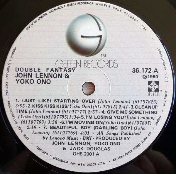 John Lennon & Yoko Ono - Double Fantasy | Geffen Records (36.172) - 3
