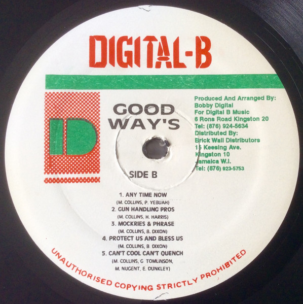 Sizzla - Good Ways | Digital-B (BWLP0030) - 4 Sizzla - Good Ways | Digital-B (BWLP0030) - 4