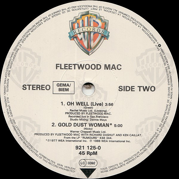 Fleetwood Mac - As Long As You Follow | Warner Bros. Records (921 125-0) - 4 Fleetwood Mac - As Long As You Follow | Warner Bros. Records (921 125-0) - 4