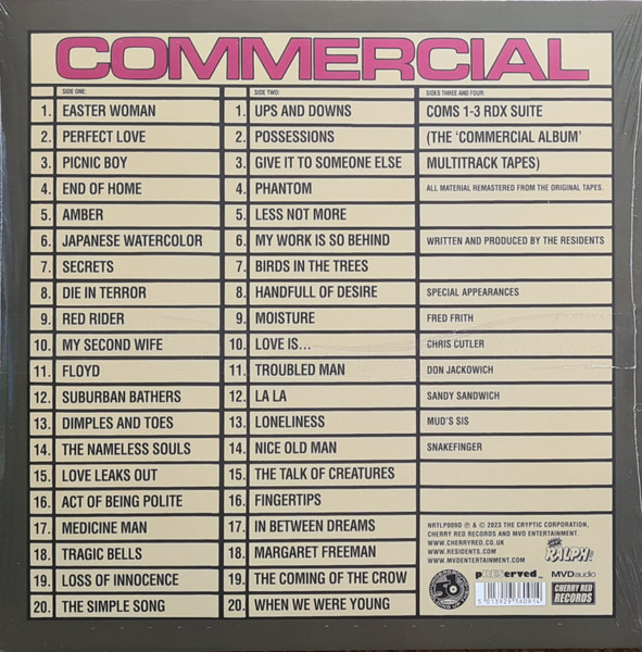 The Residents - Commercial Album | New Ralph Too (NRTLP009D) - 2