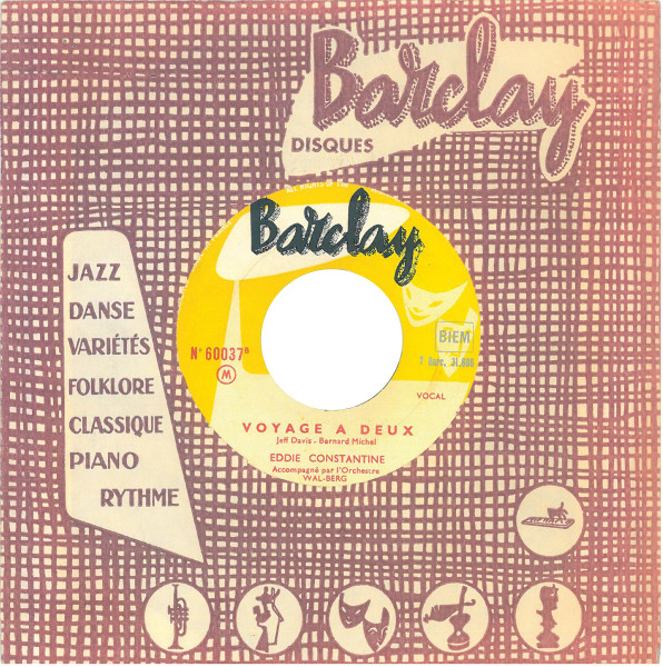 Eddie Constantine - Je Vais Revoir Ma Blonde | Barclay (60037) - 2