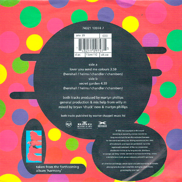 Londonbeat - Lover You Send Me Colours | RCA (74321 10974 7) - 2