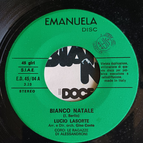 Lucio Lasorte - Bianco Natale | Emanuela Disc (E.D. 45/04) - 3