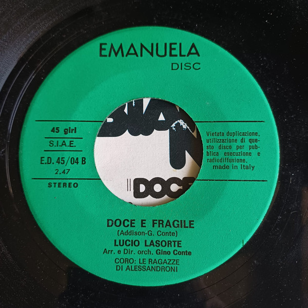 Lucio Lasorte - Bianco Natale | Emanuela Disc (E.D. 45/04) - 4