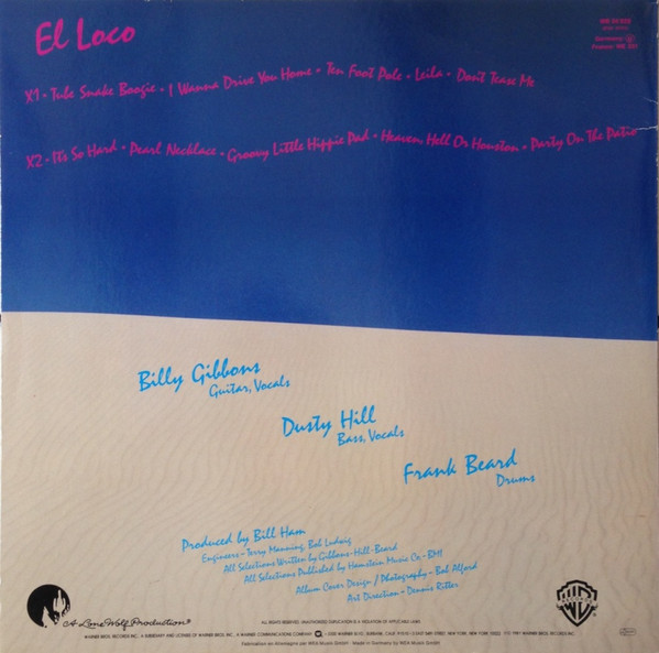 ZZ Top - El Loco | Warner Bros. Records (WB 56 929) - 2 ZZ Top - El Loco | Warner Bros. Records (WB 56 929) - 2