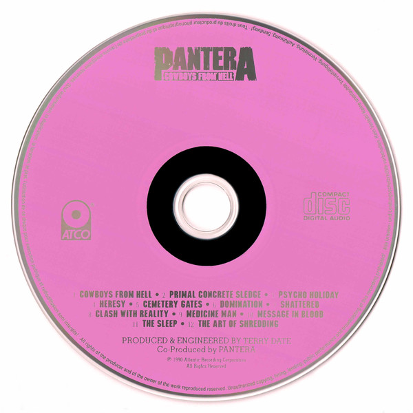 Pantera - Cowboys From Hell | ATCO Records (7567-91372-2) - 3