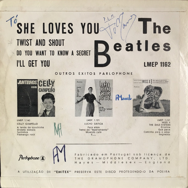 The Beatles - She Loves You | Parlophone (LMEP 1162) - 2