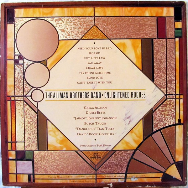 The Allman Brothers Band - Enlightened Rogues | Capricorn Records (CPN 0218) - 3 The Allman Brothers Band - Enlightened Rogues | Capricorn Records (CPN 0218) - 3