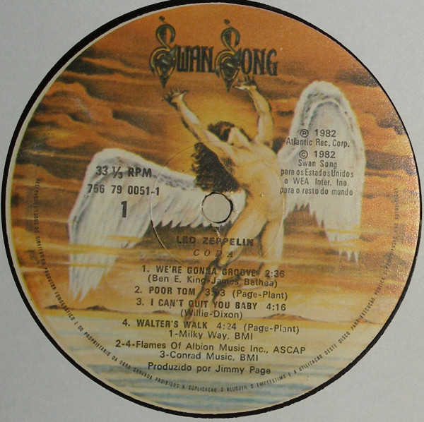 Led Zeppelin - Coda | Swan Song (756 79-0051-1) - 4