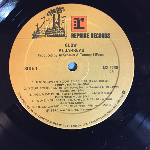 Al Jarreau - Glow | Reprise Records (MS-2248) - 3
