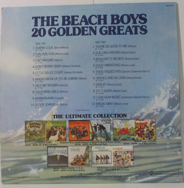 The Beach Boys - 20 Golden Greats | Capitol Records (SCA.012) - 2 The Beach Boys - 20 Golden Greats | Capitol Records (SCA.012) - 2