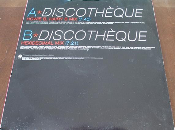 U2 - Discothèque | Island Records (12ISX649DJ) - 2